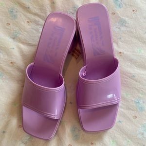 Purple Jelly Sandals - NEVER WORN